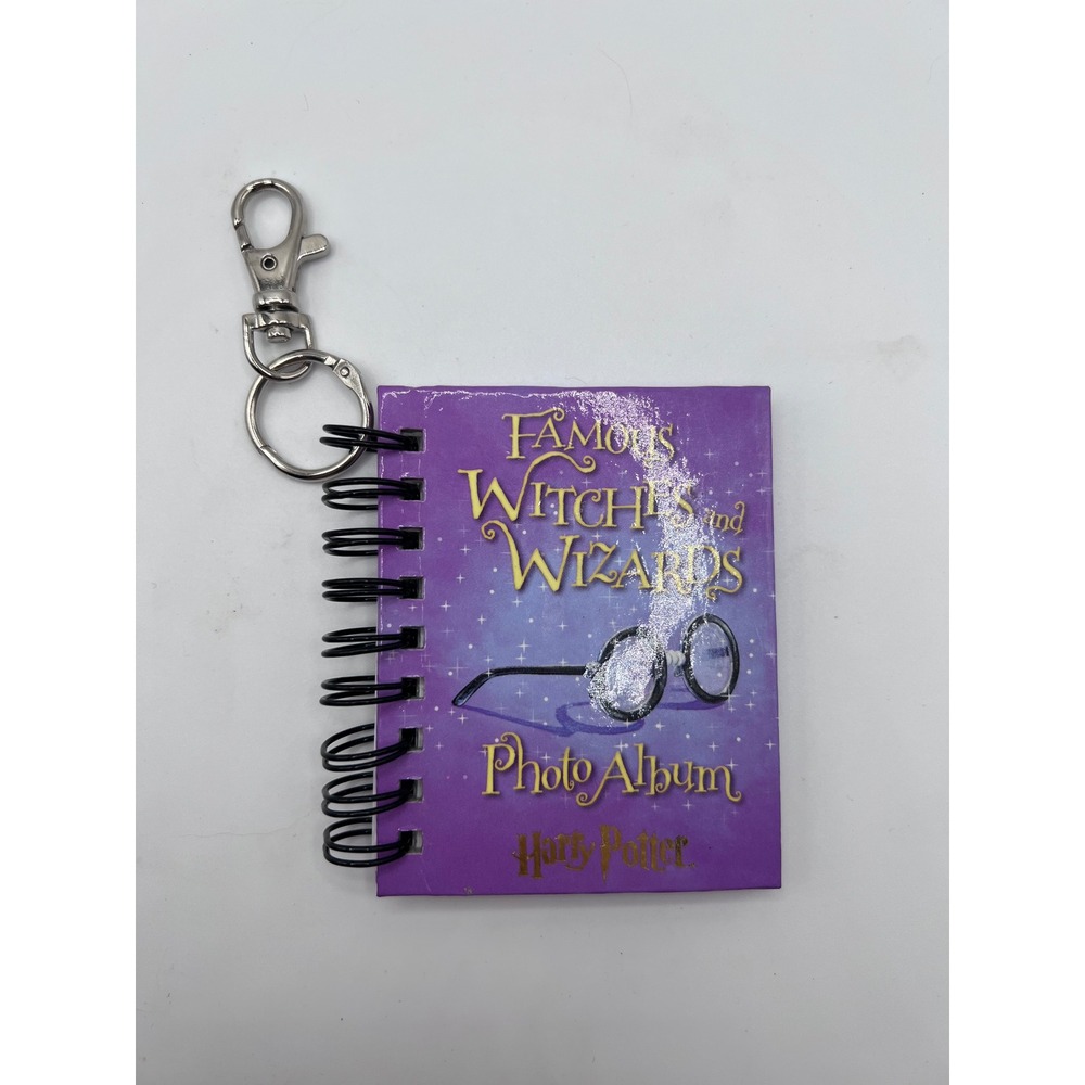 Harry Potter Famous Witches And Wizards Mini Photo Album Key Chain Bag Charm Y2K